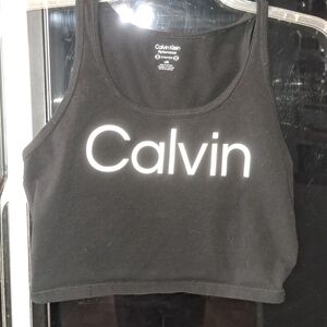 Calvin Klein Black Crop Top